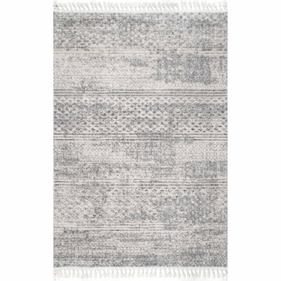 Tapis gris pour salle à manger Dianne