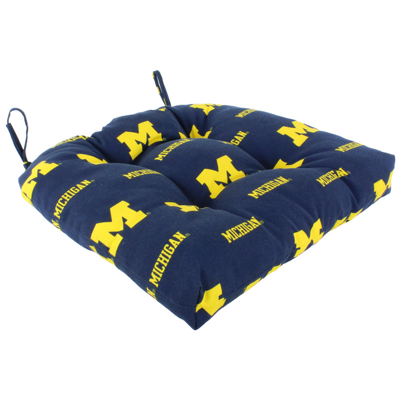 NCAA Outdoor 3'' Dining Chair Cushion