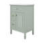 Meuble-lavabo de 24 po avec lavabo, un tiroir rabattable, deux tiroirs standard, des tablettes de porte et une tablette réglable-121081735