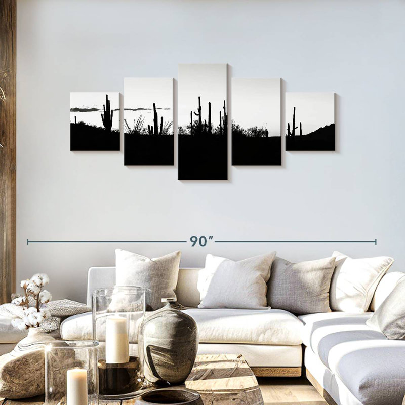 Black Arizona - Sunset Cactus Skyline
