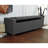 Allure Polyester Upholstered Bench with Flip Top