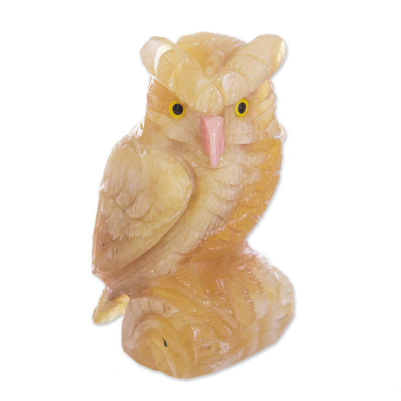 Figurine dentelle chouette mystique
