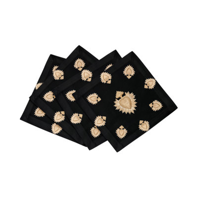Ex Vote Cotton Sateen Cocktail Napkins