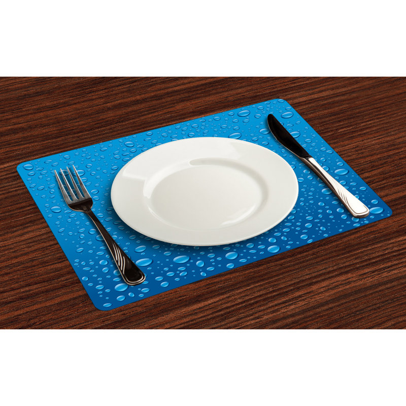 Polyester Abstract Rectangle Placemat