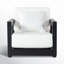 Chaise de patio avec coussins Melrose