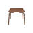 Ginny Walnut Finish Dining Table