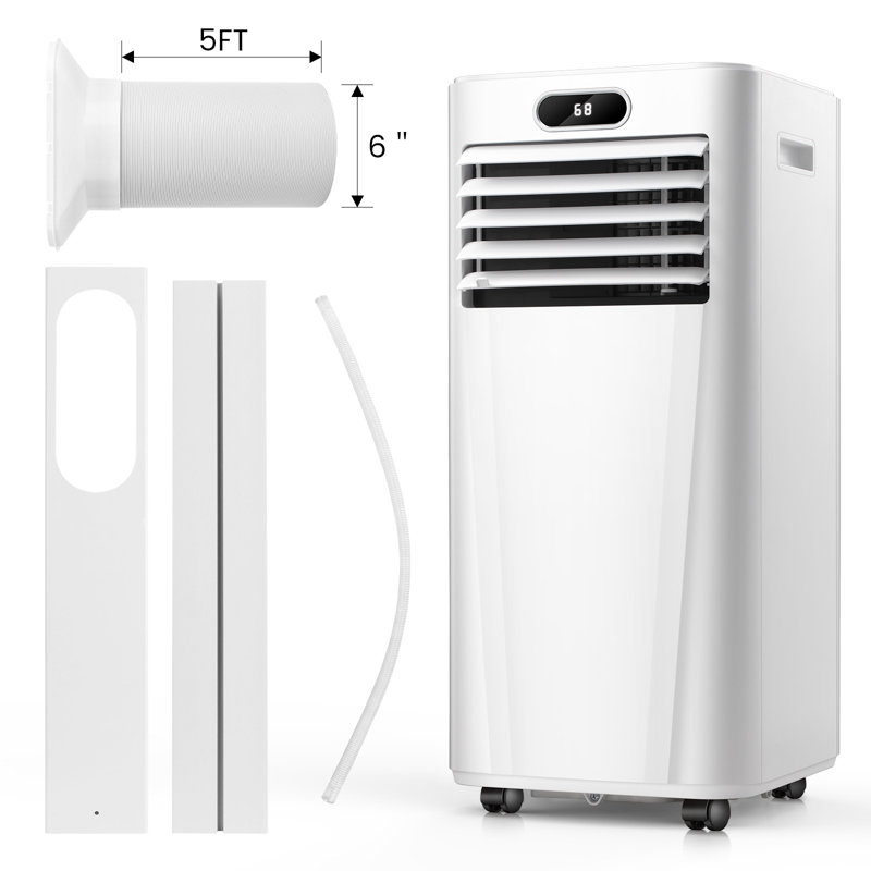 COWSAR 10000 BTU Portable Air Conditioner for 350 Square Feet with Remote Included