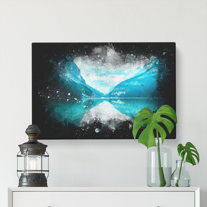 Lake Louise In Canada - Wrapped Canvas Print, 40cm H x 60cm W x 4cm D