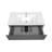 Carlota 34'' Free Standing Single Bathroom Vanity with Ceramic Top with Mirror