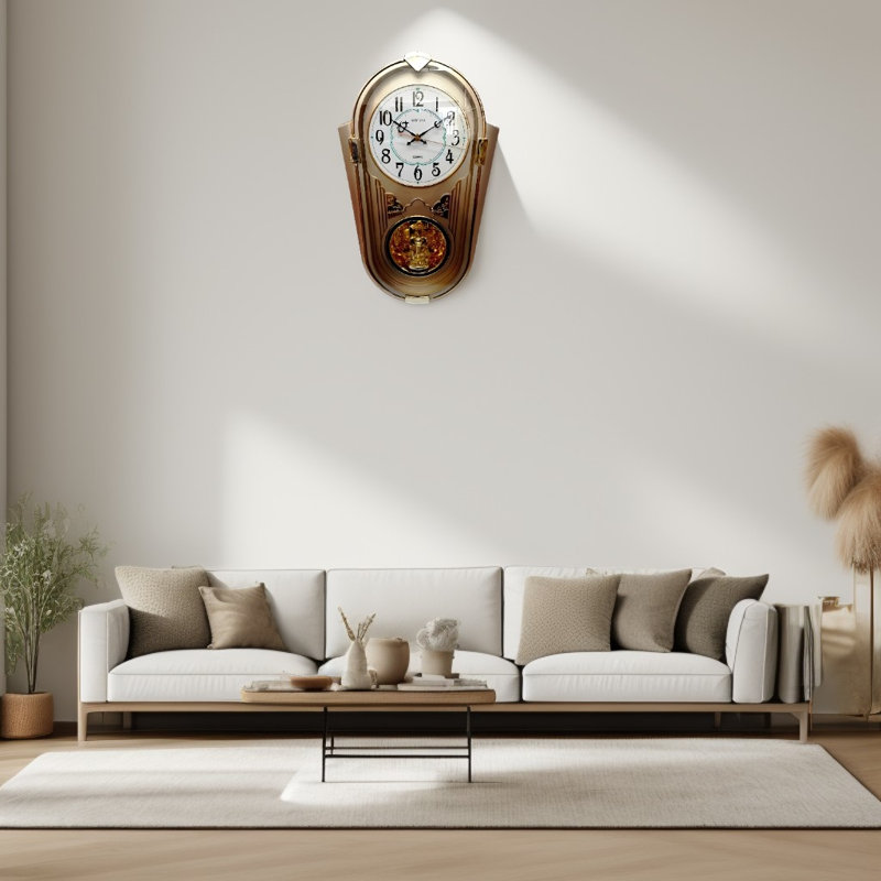 Steel Analogue Wall Clock