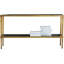 60 in. Glass Console Table