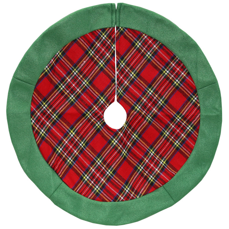 Jupe d'arbre de Noël 24 po Tartan