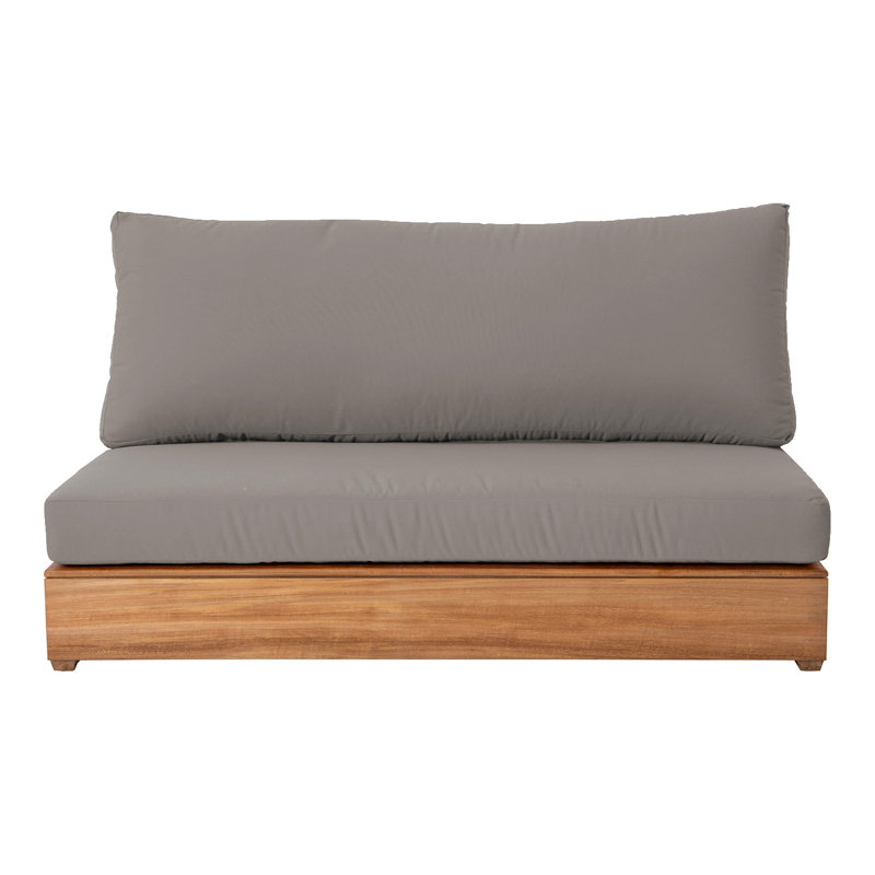 Canapé modulaire d'extérieur Arrin, Taupe