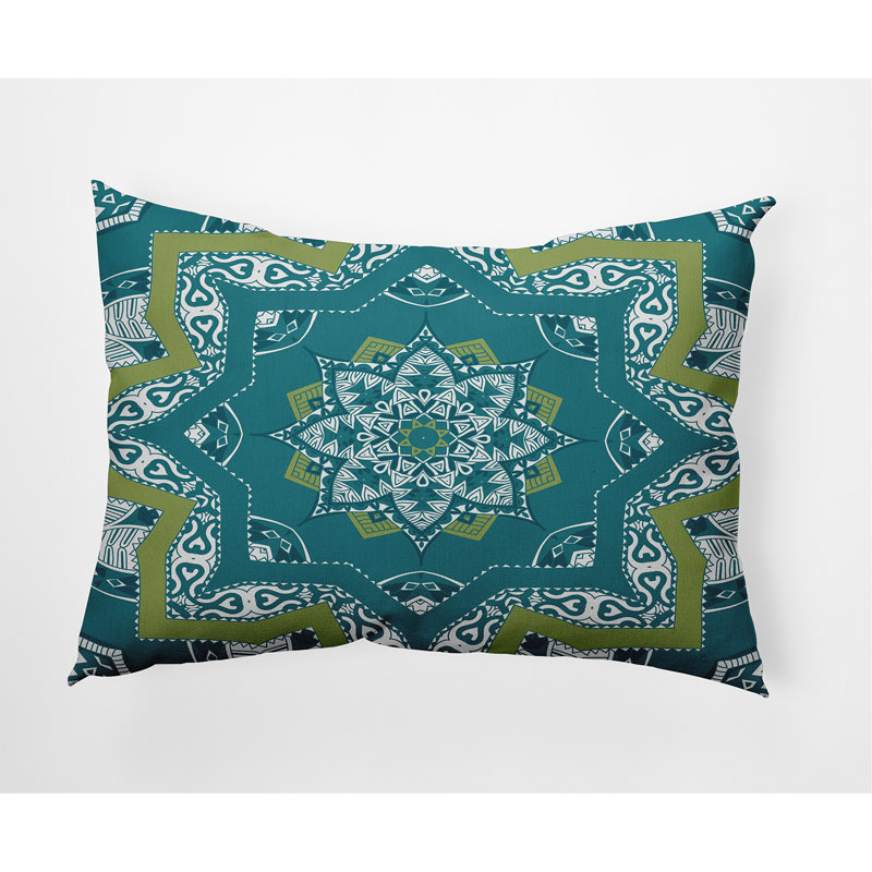  Shawl Outdoor Rectangular Pillow Cover & Insert, Orange