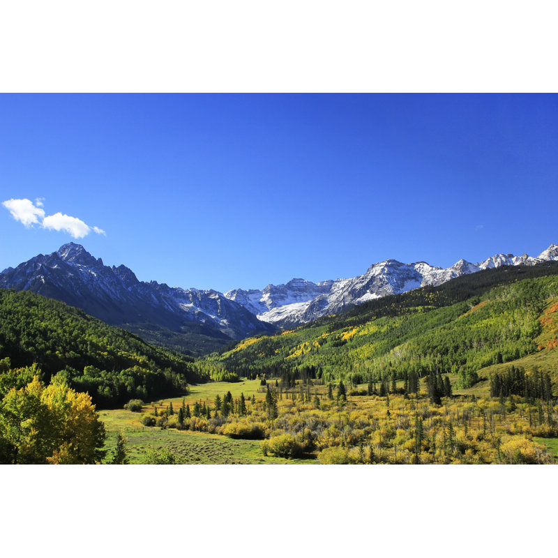 Mount Sneffels Range, Colorado - Wrapped Canvas Print, 51cm H x 76cm W x 3.8cm D