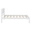 Lit plateforme simple en bois avec tête de lit Nithara-216061130
