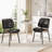 PU Leather Upholstered Dining Chairs With Stitched Detailing And Soft Padding - Perfect Side Chairs For Dining Rooms, Kitchens, And Living Rooms.-1779299457-1779299462