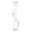 Luminaire suspendu cylindrique 6 "E26 6", verre transparent 12 "-1297305141-1297305148