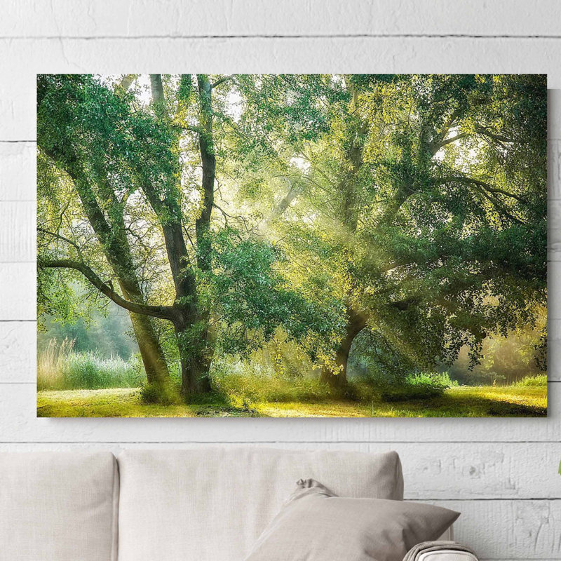 « frenzy green », reproduction de photo sur toile