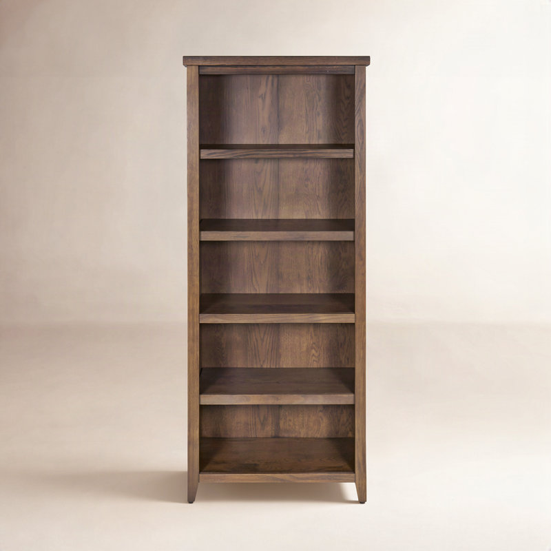Bibliothèque ouverte Jennette Haymark, tablettes, brun clair, Brun
