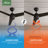 Hunter 60 inch Cassius ENERGY STAR® Damp Rated Ceiling Fan wtih Wall Control-108954467