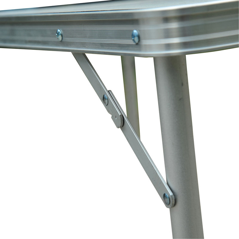 Table pliante 47 po pour camping - Hauteur réglable, légère, portable, maison, garage, espaces de pique-nique, pique-nique léger et robuste, tâches intérieures