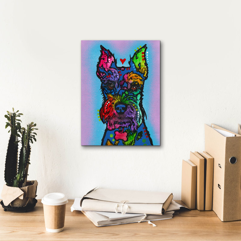 «Absolument Boss» par Dean Russo, art mural sur toile, H 16 po x l 12 po x P 0,75 po