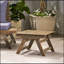 Table d'appoint d'extérieur en bois d'acacia Sedona