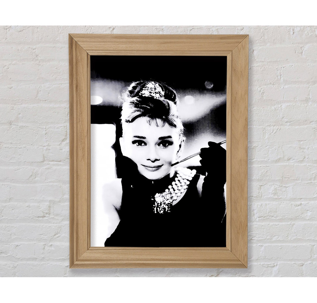 Audrey Hepburn Frühstück bei Tiffanys - Einzelne Bilderrahmen Kunstdrucke