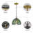 Alexio 1 - Light Brass Pendant