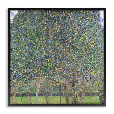 Abstrait mosaïque abstraite encadrée par Gustav Klimt