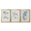 Blue Blue Algae I - Toile tendue avec châssis sur mesure - 3 pièces-882913242-882913190