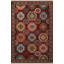 Tapis décoratif rétro multicolore à motif bourgogne-561767289