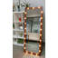 Miroir de salle de bain pleine grandeur avec lumières et miroir de salle de bain complet avec 3 modes de couleur Miroir de plancher autoportant pour salle de séjour