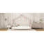 Lit plateforme simple en métal, rose-314324579
