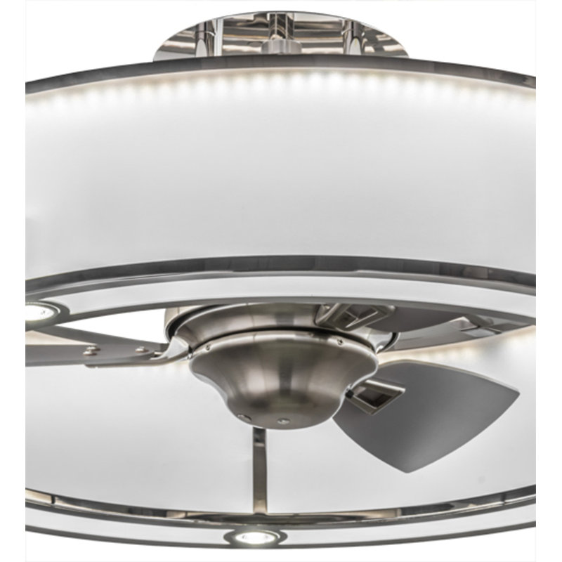Smythe Craftsman LED Downrod Ceiling Fan