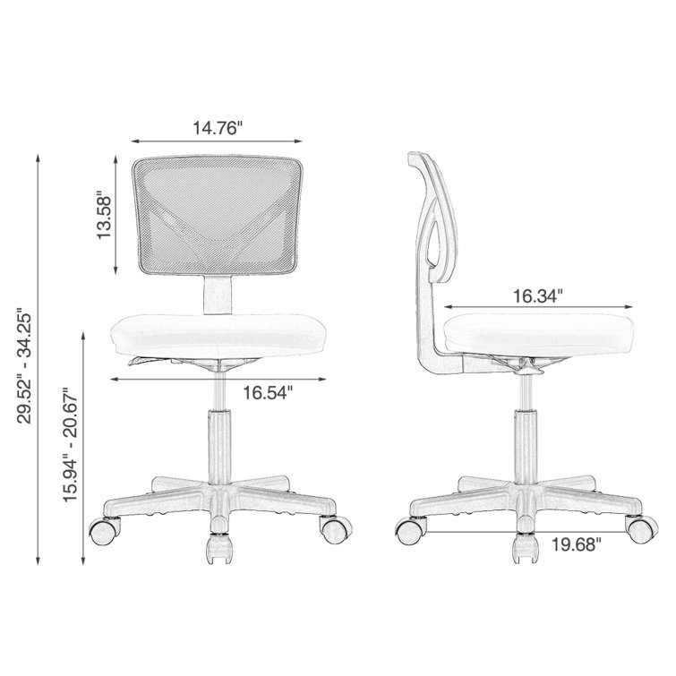 Othello White Small Office Desk