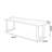 Modern rectangular desks with partitions-356326865