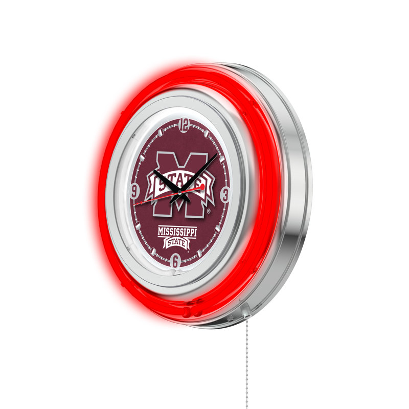Horloge murale 15 po NCAA, Mississippi State