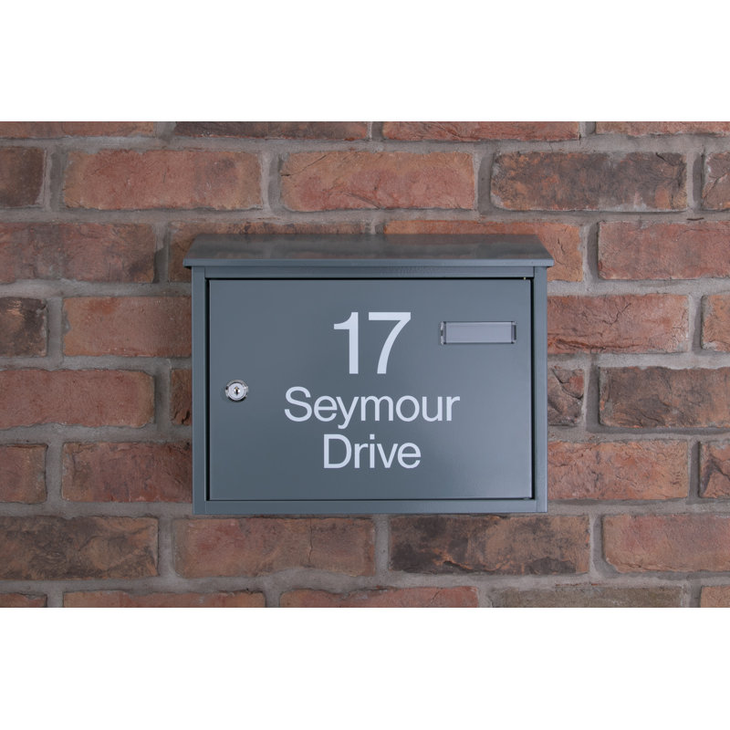 Lingenfelter Steel Wall Mounted Letter Box