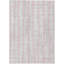 Tapis intérieur / extérieur en polyester tissé à la machine à motif abstrait mâle rose Pinkk-96000169