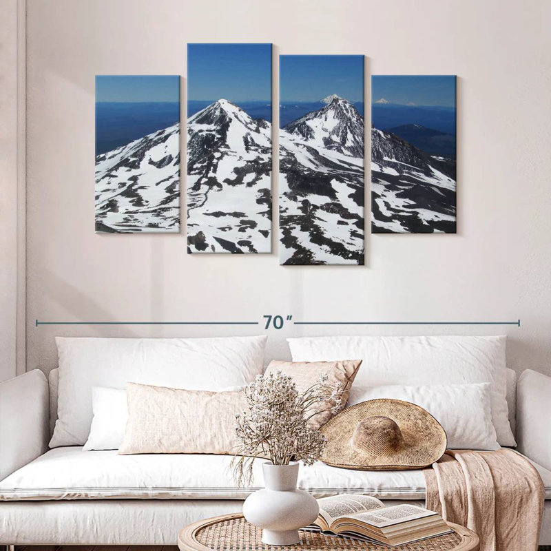 Alvord Three Sisters Mountain, 32" H x 52" W