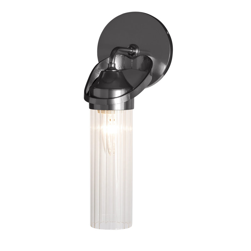 Bow 1 - Light Dimmable Bath Sconce, Black