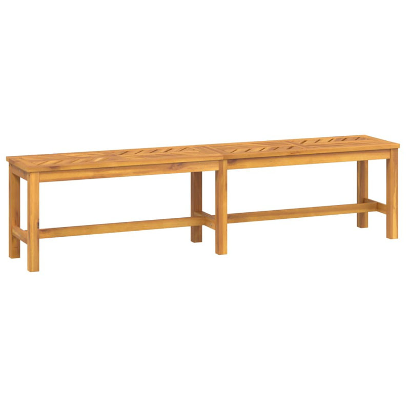 Karren Solid Wood Outdoor Bench, 45 cm H x 180 cm W x 35 cm D
