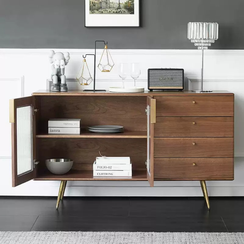 Simple And Multi-Functional Sideboard, Burlywood