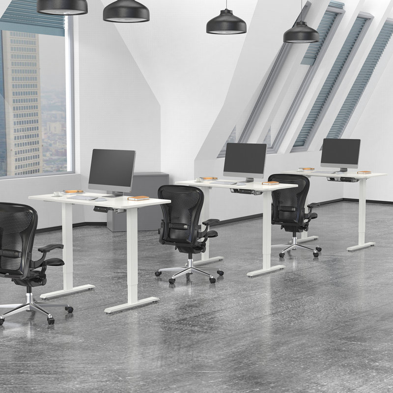 Bureau debout, Blanc