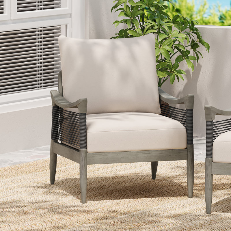 Leonel Beautifully Designed Lounge Chair, Gray