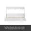 Lit escamotable avec bureau, station de charge USB, lumières DEL-1189285762-1189285773