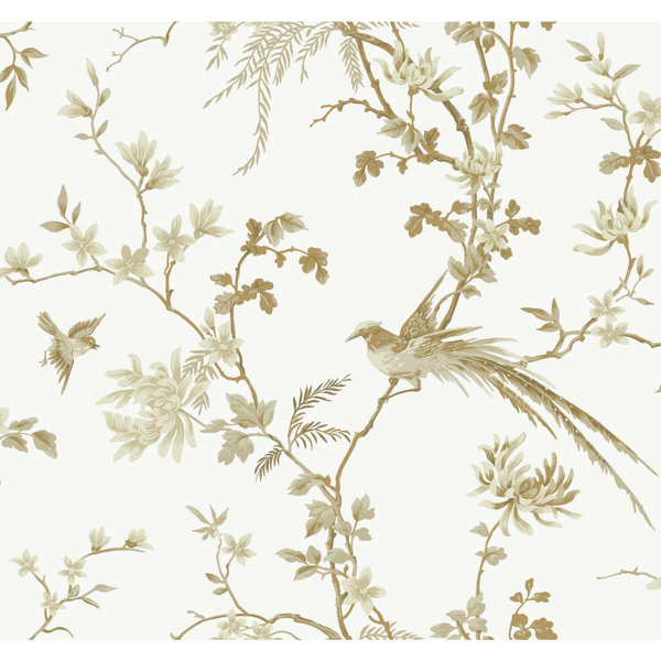 York Wallcoverings Floral Double Roll & Reviews | Wayfair