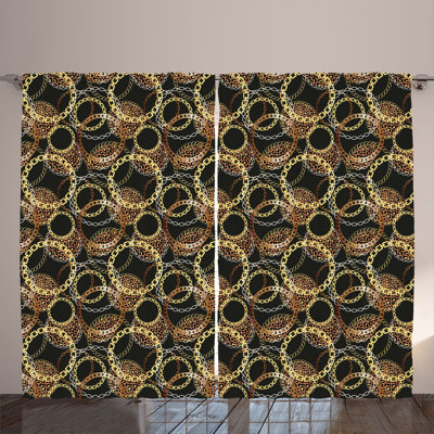 Semi Sheer Curtain Pair